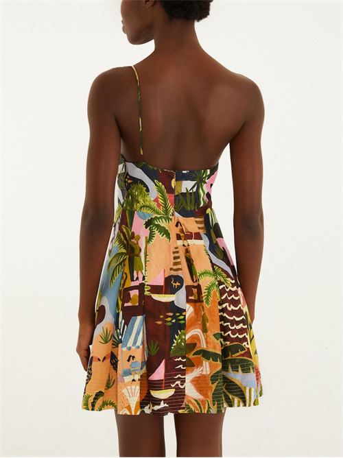 Tropical Painting Dress FARM RIO | 358883TROPICALPAINTING26098
